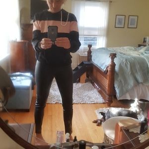 Leather skinny pants sz 4